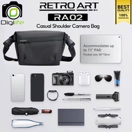 Retro Art Bag RA02 - Casual Shoulder Camera Bag กระเป๋ากล้อง กันน้ำ แบบสะพาย / Digilife Thailand