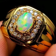 ORIGINAL WHITE OPAL TOP JARONG STONE RING natural