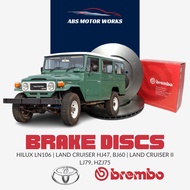 BREMBO Front Brake Discs (2pcs) – Hilux LN106, Land Cruiser HJ47/BJ60, LJ79, HZJ75