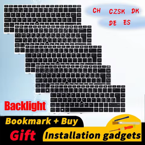 Switzerland Czechoslovak German Dansk Spanish For HP EliteBook 840 G5/840 G6/846 G5/745 G5/645 G6/ZB