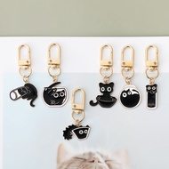 Cartoon Cartoon Keychain Cute Naughty Cat Alloy Oil Drip Accessories Ornaments 810-1