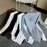 Cris V KNIT TOP | Blouseknit V | Knit Top | Kimono Blouse | Crys Top