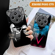 Softcase poco C75 - Case Glass Xiaomi poco C75 - Casing poco C75 - Silicone poco C75 [H291]