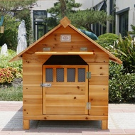 [ST]💘One Piece Dropshipping Fir Dog House Waterproof Leak-Proof Outdoor Solid Wood Dog House Dog House Dog Cage Doghouse