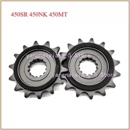 13T/14T/15T For CFMOTO 450SR 450NK 450MT Small Silent Durable Motorcycle Front Sprocket Chain Wheel 