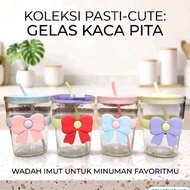 B (B65) AESTHETIC GLASS GLASS BELT RIBBON FREE STRAW
