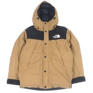 成色極佳的 THE NORTH FACE Mountain Down Jacket ND19930，GORE-TEX 面料，帶帽，米色，S 碼，正品，男款