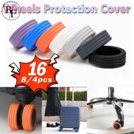 16PCS/Set Luggage Wheels Protector Silicone Wheels Caster Shoes Travel Luggage Suitcase Reduce Noise Wheels Guard Cover Accessories