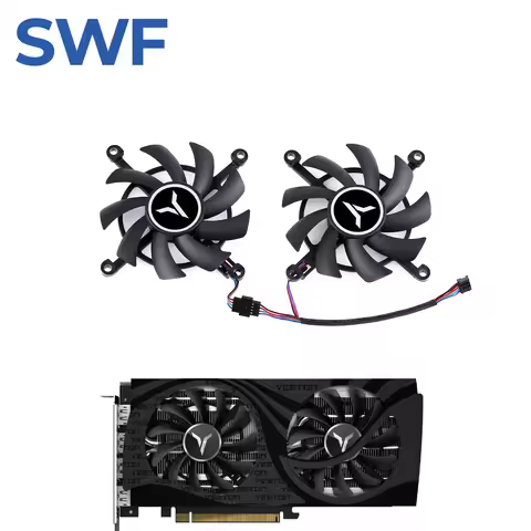 RTX 3060 Cooling Fan For YESTON RTX 3050 3060 Ti RX 6500 6600 XT GAGE Video Card Cooler Fan