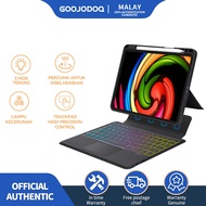 GOOJODOQ Magnetic Removable Wireless Bluetooth Case With Keyboard For iPad
