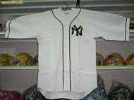 貳拾肆標棒球-日本帶回美國職棒大聯盟MLB紐約洋基復古球衣/日製
