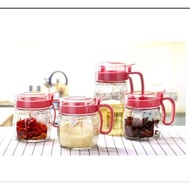 KICHEN IN JAR 3-IN-1 KITCHEN OIL BOTTLE SPICE CONTAINER