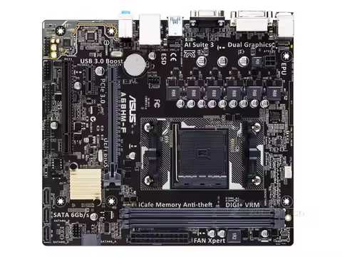 ASUS A68HM-F FM2 + DDR3 placa base AMD A68H Chipset USB3.0 HDMI VGA DVI Socket FM2 + para AMD A4/A6/