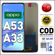 LCD OPPO A53 A33 Original asli Fullset Glass Touchscreen Digitizer ori COD