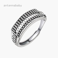 AB Lucky Abacus Ring Retro Personalized Open Ring