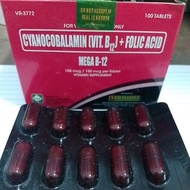 MEGA B-12 Vitamin Supplement tablet 10's