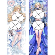 Anime Wuthering Waves Cartethyia Double-Sided Print Hing Body Pillowcase Otaku Cosplay Pillow Cover