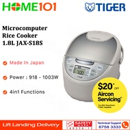 Tiger Microcomputer Controlled Rice Cooker - 1.8L JAX-S18S