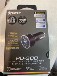 XPOWER PD-300/PD300 2 PORT車用快速充電器
