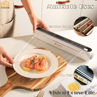 Vision Magnetic Suction Cling Film Cutter Kitchen Foil Film Wax Paper Cutter Household Food Wrap Sto
