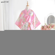 goya217 Bibrejoie Long bathrobe Satin for women Bridal gown Kimono gown