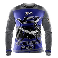 2024 jersey sym vf3i shirts blue short/longsleeve