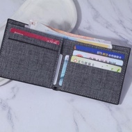 Booming MEN'S CANVAS WALLET / PLAIN CANVAS FABRIC WALLET