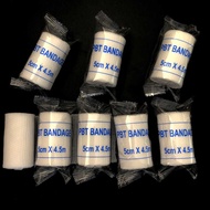 PBT 20Pcs Medical Elastic Gauze Bandage Roll Wound Dressing Hemostatic Spt Fixation Bandage Outdoor