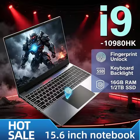 Intel Core i9 10980HK 15.6 Inch Laptop Windows 11 Pro 32GB DDR4 M.2 2TB SSD Ultrabook Fingerprint Un