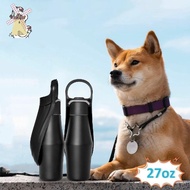 Dog Water Bottle For Outdoor Use  Foldable Stainless Steel Portable Pet Water Dispenser Dog Mug With