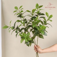 [Life Quality Hall] Simulation Bay Leaf Osmanthus Green Plant Fake Branch Golden Garden Landscaping 