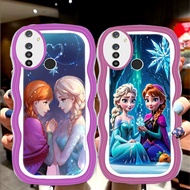 S-33 Frozen Elsa and Anna Casing for Realme 6s 5 6 5i 5s 3 Pro transparent TPU