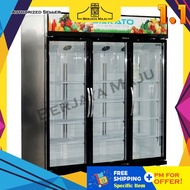 Sakato 1500L 3 Door Upright Chiller SC-D3-1830TCH (BLK) (Top Compressor)