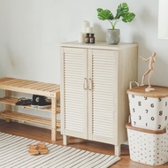 WOORI木 百葉雙門鞋櫃