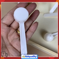 [JDZH] 50/100pc 5g White Plastic Measuring Spoon Gram Scoop Food Baking Medicine Powder
