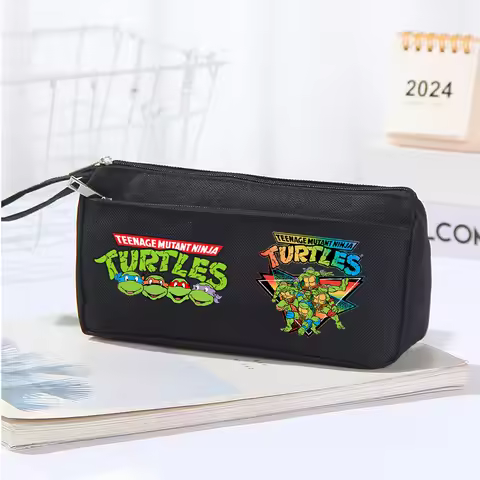 Teenage Mutant Ninja Turtles Pencil Cases Cartoon Large Pen Bags Fashion Boys Girls Pencil Bag Schoo