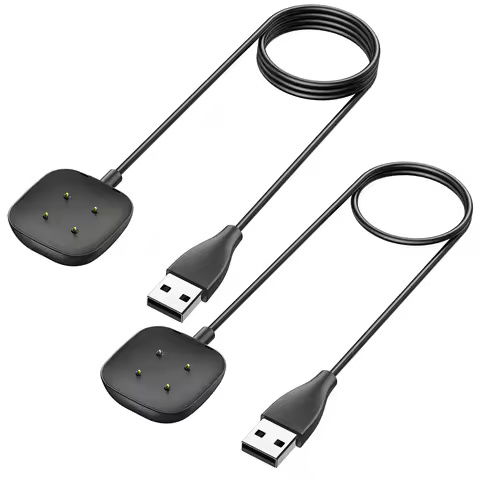 Portable USB Magnetic Charger Dock Adapter For Fitbit Versa 3 Fast Charging Power Cable For Fitbit S
