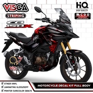 CB 150 X Full Body Sticker - CB150X Decal - Cool CBX Striping Variations - CB 150X Fullbody Decal Ha