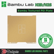 Bambu Lab Textured PEI Plate for H2D/H2S FDM 3D Printer