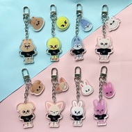 SK Cartoon Acrylic Double-Sided Keychain Accessories Pendant Jewelry Star Merchandise