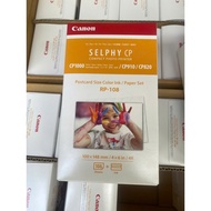 Canon RP-108in photo paper box for printers Cp1500, Cp1300, Cp1200, Cp1000, Cp910, etc.
