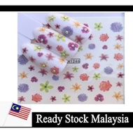 🇲🇾 🇲🇾 Stock Malaysia #A1246 Nail art decoration water tranfer sticker