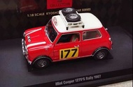 KYOSHO MINI COOPER 1257’S RALLY 1967 1/18