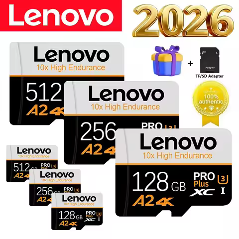 High Endurance Lenovo Memory Card Micro TF SD SD Cards TF Cards 512GB 128GB 64GB 32GB for Camera / C