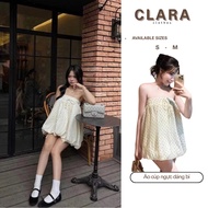 Puffed Cup Bra with Bow Tie for a Flattering Shape. Polka Dot Shirt for Stylish Girls to Dress Up H5