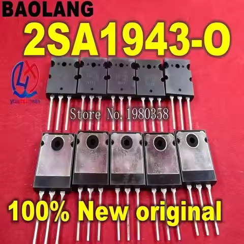 2SA1943-O 2SC5200-O 2Sa1943 2SC5200 TO-3PL AMP TRANSISTOR NEW Original