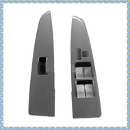 (W L N H)Front Door Window Switch Bezel Trim 1Pair Upper Armrest Panel for 08-14 74232-0K020-B0 7423