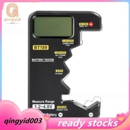 BT189 Digital Battery Tester LCD Display AA/AAA/9V/1.5V Button Cell Battery Capacity Check Detector