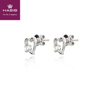 HABIB Dilectio Diamond Earring in 375/9k White Gold 45428