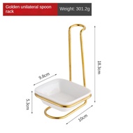 Stainless Steel Titanium-Plated Gold Public Chopsticks Public Spoon Rack Hot Pot Spoon Colander Rack